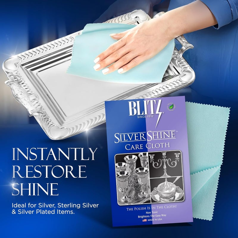 Blitz Silver Care Polishing Cloth - Non-Toxic and Environmentally Safe - Image 4